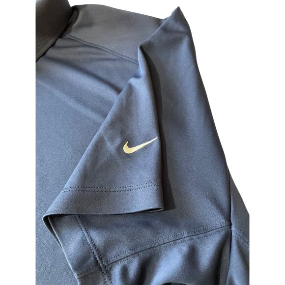 Nike Golf Dri-Fit Polo Shirt XXL Navy Blue Tour Performance Short Sleeve - Picture 4 of 6